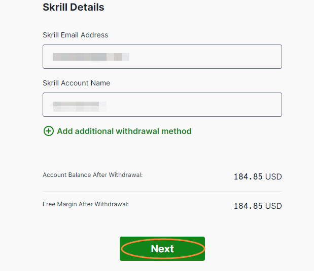 Làm thế nào để rút tiền từ tài khoản ThinkForex